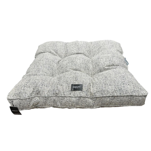 Kenneth Cole Gray Fleck Gusset Pet Bed 36 in
