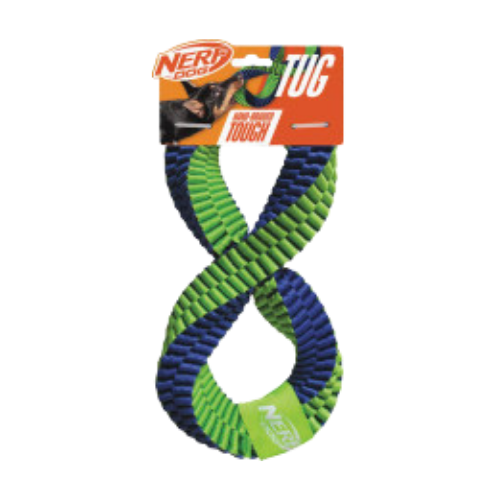 Nerf Hand Braided Twisted Infinity Tug Dog Toy 12 in