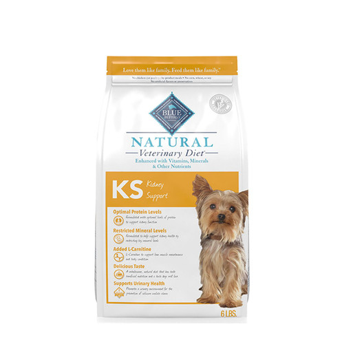 BLUE Natural Veterinary Diet KS Kidney Support For Dogs - Dry