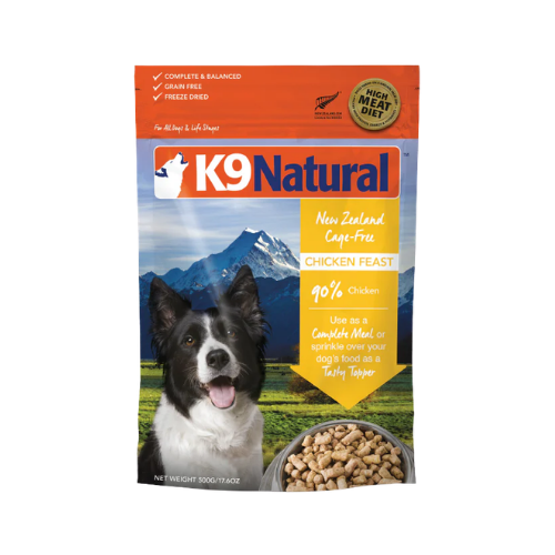 Natural Pet Food Group K9 Natural New Zealand Chicken Feast Freeze-Dried Dog Food Topper 