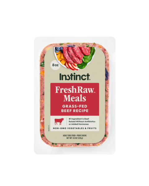Instinct FreshRaw Meals Grass-Fed Beef Recipe Adult Dog Food 8 oz