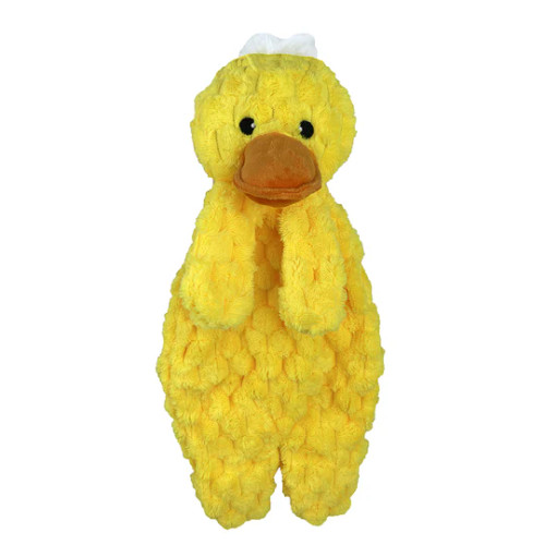 Petlou Fuzzy Friends- Duck Plush Dog Toy 16 in