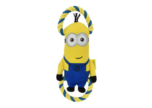 Multipet Small Minions Kevin Rope Tug Dog Toy 11 in
