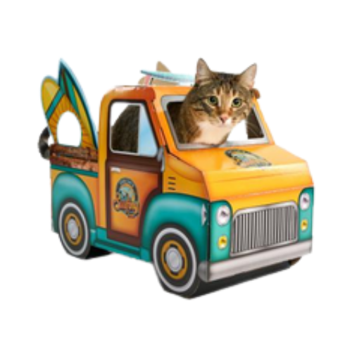 Royal Pet HAPPYCAT Vintage Surf Truck Cat Scatcher 