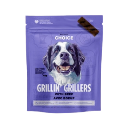 Nutrisource Beef Grillin' Grillers Dog Treats 12 oz