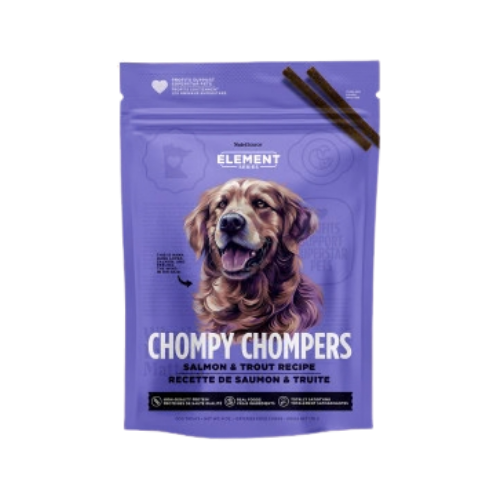 Nutrisource Salmon & Trout Chompy Chompers Dog Treats 6 oz