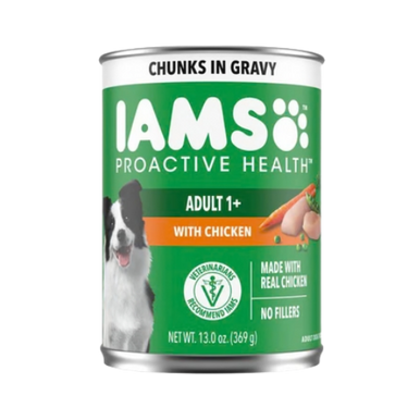 Iams Proactive Health Chicken Chunks in Gravy Canned Wet Dog Food