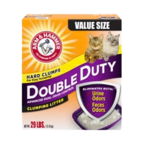 Arm & Hammer Double Duty Clumping Scented Advanced Odor Control Cat Litter 29 lb