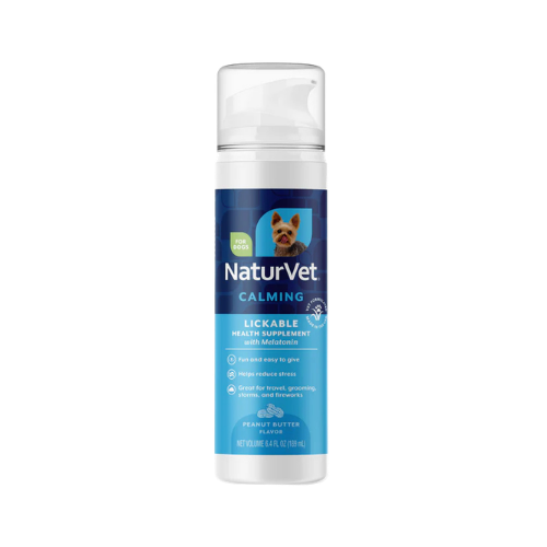 Naturvet Calming Peanut Butter Recipe Lickable Supplement for Dogs 6 oz