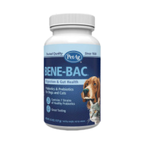 Petag Bene-Bac Powder FOS & Probiotics for Dogs & Cats 4.5 oz