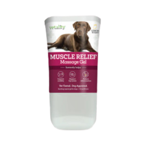 Vetality Muscle Relief Massage Gel for Dogs 3 oz
