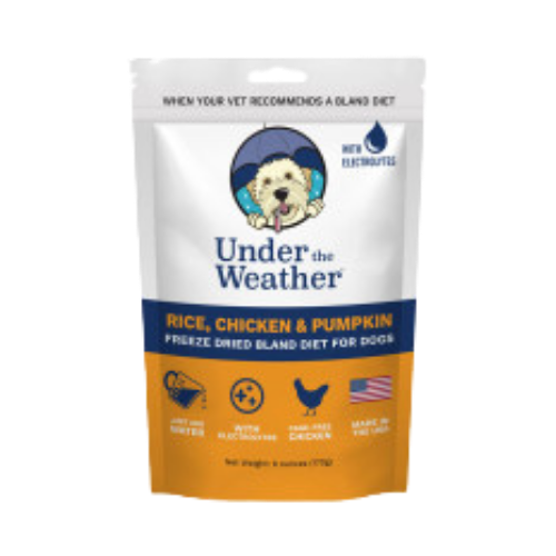 Under The Weather Chicken, Rice & Pumpkin Freeze-Dried Bland Diet for Dogs 6 oz