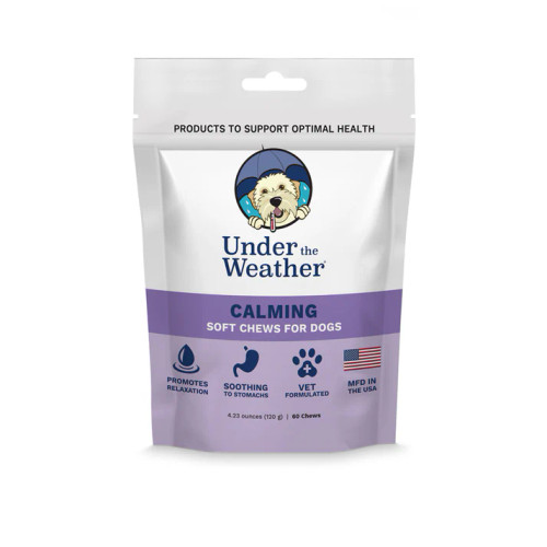 Under The Weather Calming Soft Chews for Dogs 60 ct