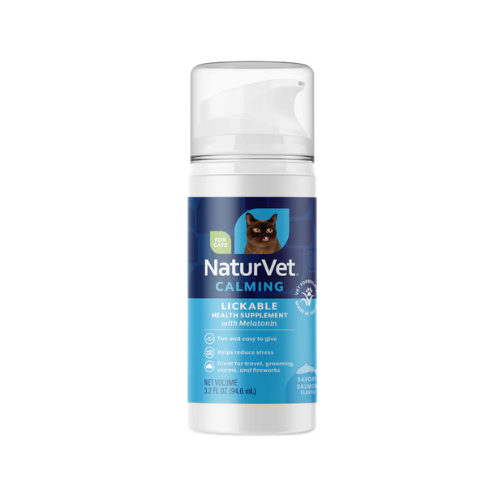 Naturvet Lickable Quiet Moments Calming Supplement for Cats 3 oz