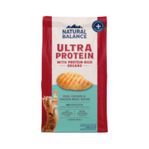 Natural Balance Ultra Protein with Protein-Rich Organs Real Chicken & Chicken Meal Dry Cat Food  6 lb