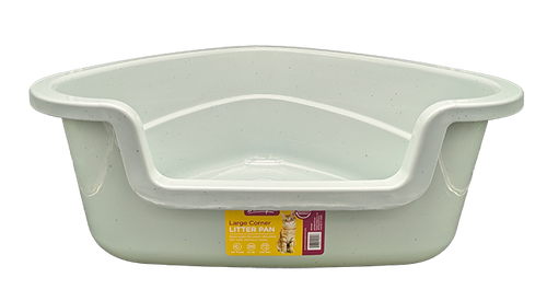 Incredipet Corner Cat Litter Pan Large 
