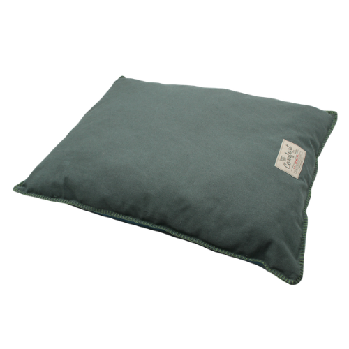 Happy Tails Stone Washed Lounger Pillow Bed- Sage 36 X 27