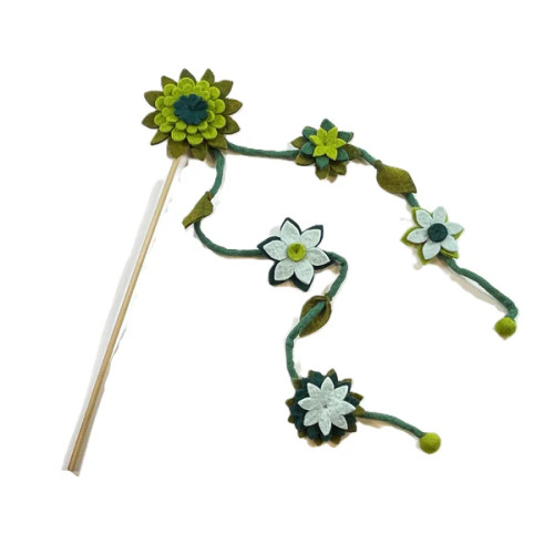 Karma Cat Wool Succulent Flower Cat Teaser 