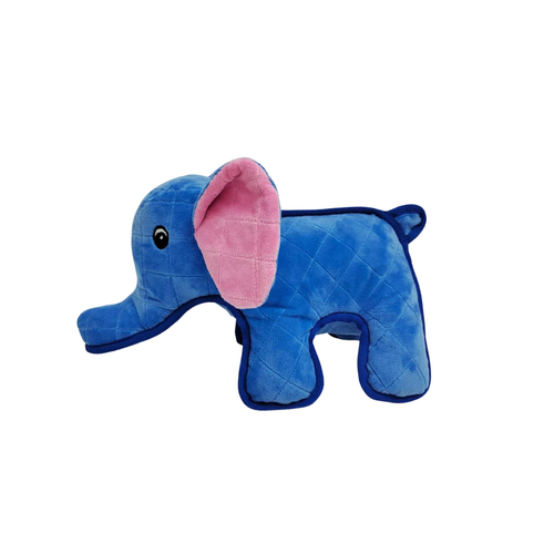 Pet Obsession Ruff N Roll Durable Plush Dog Toy- Elephant 12 in