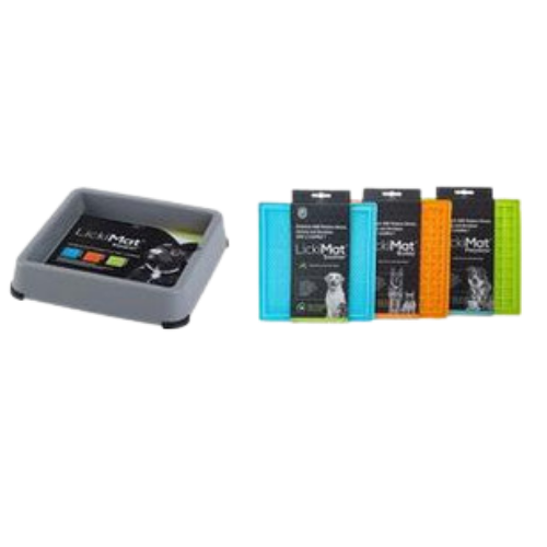 Lickimat Classic Keeper Dog Slow Feeder Bundle 