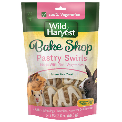 Wild Harvest Bake Shop Pastry Swirls Interactive Small Animal Treats 2 oz