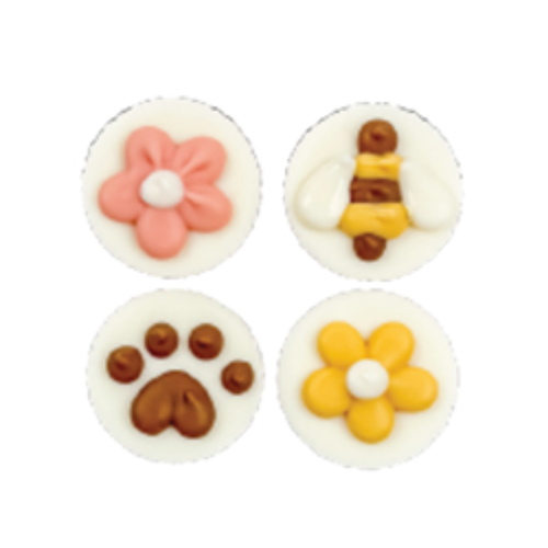 Bosco & Roxy Happy Hive Mini Cups Dog Treat Cookie 