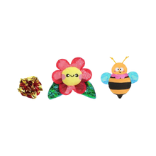 Hugsmart Bee and Flower Cat Toys 3 Pack 