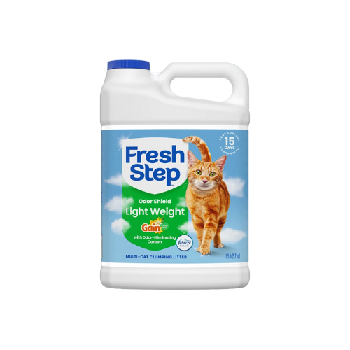 Fresh Step Odor Shield Light Weight Gain Scented Clumping Cat Litter 11.5 lb