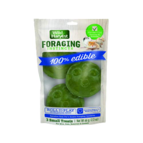Wild Harvest Foraging Instincts Roll to Play Small Animal Treats 3 ct