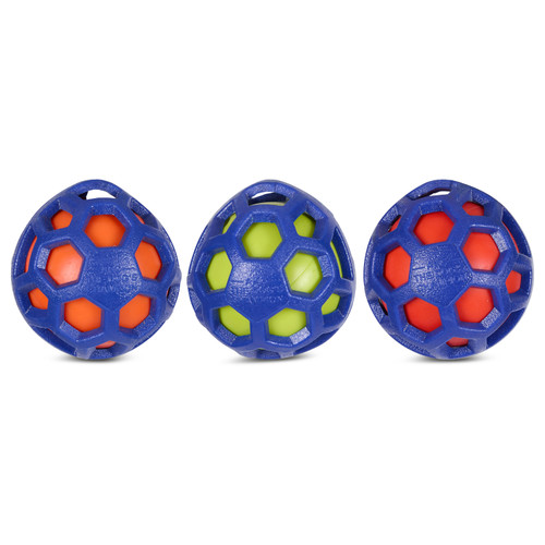 Akc Sport Vanilla-Scented Cage Ball Dog Toy, Assorted 4 in