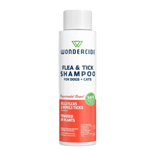Wondercide Flea & Tick Shampoo for Dogs & Cats- Peppermint Scent 