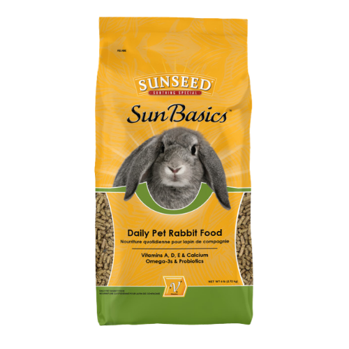 Sunseed SunBasics Daily Pet Rabbit Food 6 lb
