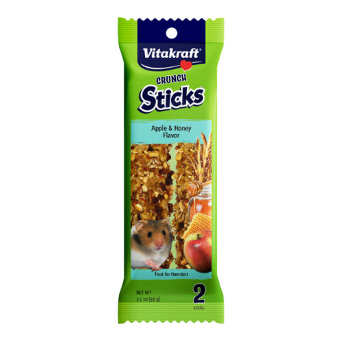 Vitakraft Crunch Sticks With Honey & Apple Flavor Hamster Treats 3.5 oz
