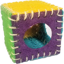 A&E Loofah Cube Chew Toy each