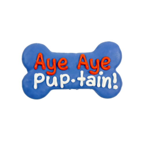 Bosco & Roxy Summer Aye Aye Pup-tain Bone Dog Treat Cookie 
