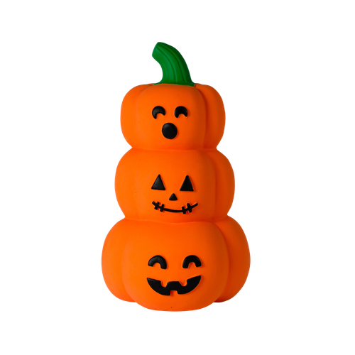 Pet Fringe Studio Halloween Go Big or Gourd Home Latex Dog Toy 