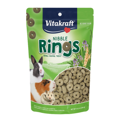 Vitakraft Nibble Rings Crunchy Small Animal Treats 10.6 oz