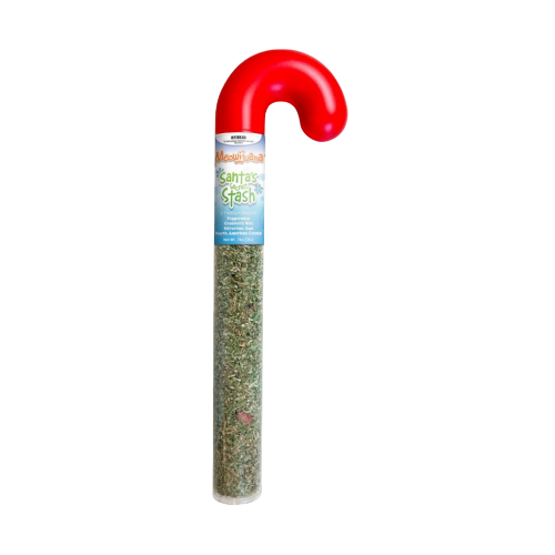 Meowijuana Holiday Santa's Secret Stash Catnip Candy Cane 