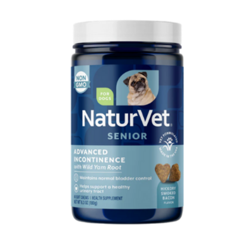 Naturvet Senior Advanced Incontinence Dog Soft Chews 60 ct