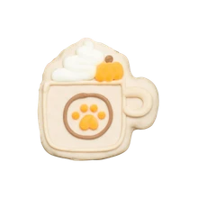 Bosco & Roxy Fall Pumpkin Latte Mug Dog Treat Cookie 