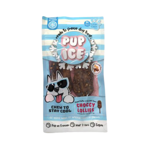 Nothin' To Hide Choccy Lollies Peanut Butter & Chocolate Dog Chew Treat 2 pk