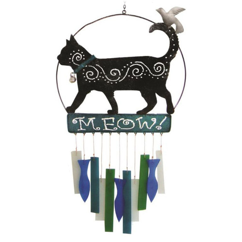 Songbird Essentials Kittie Meow Wind Chime 