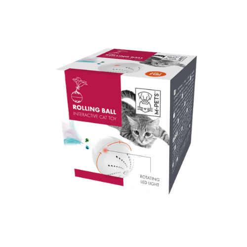 M-pets Rolling Ball Interactive Cat Toy 