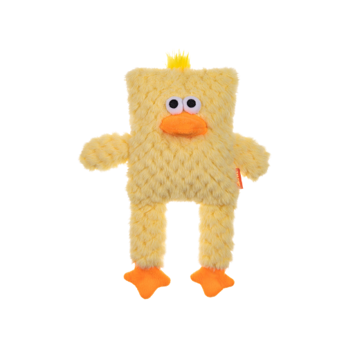 Growl Block Heads Cheepers the Chick Plush Dog Toy 