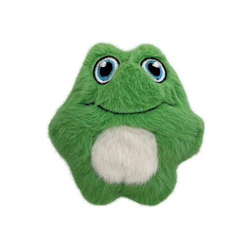 Kong Snuzzles Frog Plush Dog Toy XS