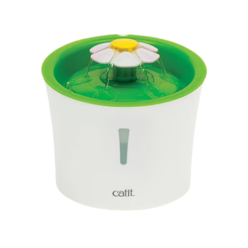 Catit Flower Plastic Cat Water Fountain, 100 oz 