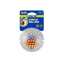 Petsport Gorilla Ball Duo Dog Toy 4 in