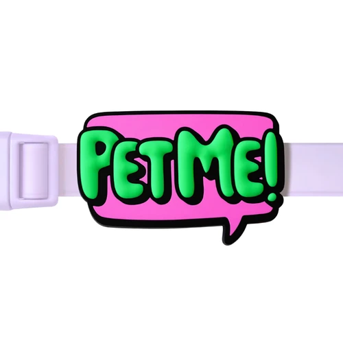 Jibys "Pet Me!" Dog Collar Charm 
