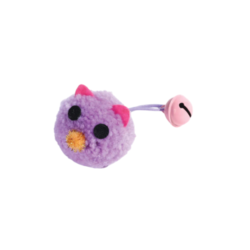 M-pets Moxie Puff Mouse with Bell Cat Toy 