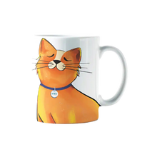 M-pets Galya Orange Cat Ceramic Mug 